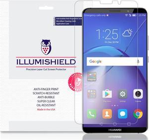 iLLumiShield Screen Protector Compatible with Huawei Mate 10 Pro (3-Pack) Clear HD Shield Anti-Bubble and Anti-Fingerprint PET Film
