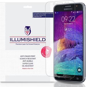 iLLumiShield Screen Protector Compatible with Samsung Galaxy C7 (2017)(3-Pack) Clear HD Shield Anti-Bubble and Anti-Fingerprint PET Film