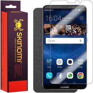 Skinomi TechSkin  Huawei Mate 10 Pro Screen Protector  Brushed Steel Full Body Skin  Front  Back Wrap Clear Film  Ultra HD and AntiBubble Shield