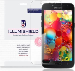 iLLumiShield Screen Protector Compatible with Galaxy J2 (2018)(Galaxy J2 Pro, 2018)(3-Pack) Clear HD Shield Anti-Bubble and Anti-Fingerprint PET Film
