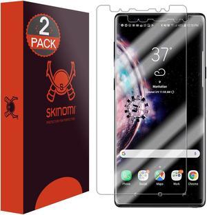 Galaxy Note 9 Screen Protector (2-Pack, Max Coverage), Skinomi® TechSkin Full Coverage Screen Protector for Galaxy Note 9 Clear HD Anti-Bubble Film