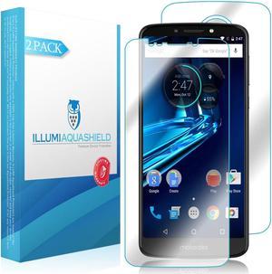 ILLUMI AquaShield Front  Back Protector Compatible with Motorola Moto E5 Plus 5th Gen 2018 Moto E5 Supra2Pack HD Clear Screen Protector NoBubble TPU Film