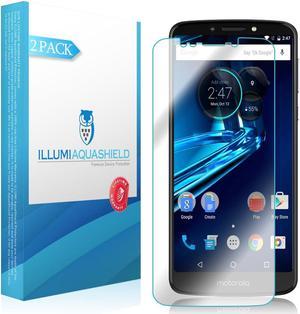 ILLUMI AquaShield Screen Protector Compatible with Motorola Moto E5 Plus 5th Gen 2018 Moto E5 Supra2Pack NoBubble High Definition Clear Flexible TPU Film