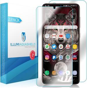 ILLUMI AquaShield Front + Back Protector Compatible with Samsung Galaxy A70 (SM-A705)(2-Pack) HD Clear Screen Protector No-Bubble TPU Film