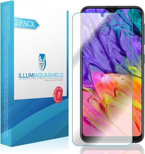 ILLUMI AquaShield Screen Protector Compatible with Samsung Galaxy A10e (2-Pack) No-Bubble High Definition Clear Flexible TPU Film