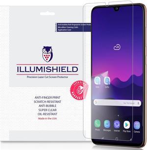 iLLumiShield Screen Protector Compatible with Samsung Galaxy A70 (SM-A705)(3-Pack) Clear HD Shield Anti-Bubble and Anti-Fingerprint PET Film