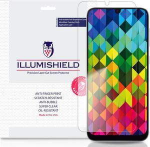 iLLumiShield Screen Protector Compatible with Samsung Galaxy A50 (SM-A505U)(3-Pack) Clear HD Shield Anti-Bubble and Anti-Fingerprint PET Film