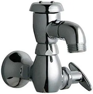 CHICAGO FAUCET 952-CP Low Arc Sill Faucet, Single Hole Mount, Polished Chrome 1
