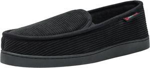 Alpine Swiss Mens Wide Moccasin Slippers Memory Foam Slip On Indoor House Shoes