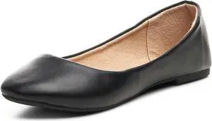 Alpine Swiss Pierina Womens Classic Round Toe Ballet Flats Work Slip On Shoes