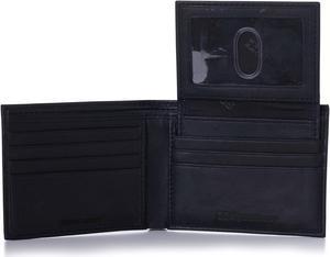 Alpine Swiss Mens Wallet Trifold Bifold Billfolds to choose from Genuine Leather