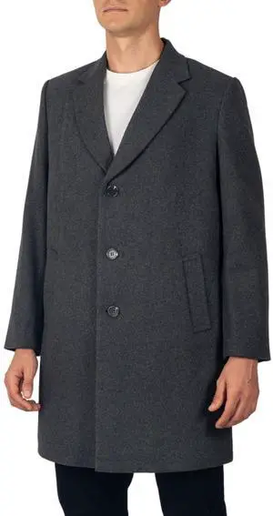 Alpine Swiss Luke Wool Mens Tailored 37 Walker Jacket Top Coat Car Coat Overcoat