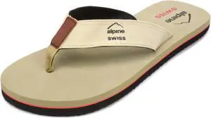 Alpine Swiss Mens Flip Flops Lightweight Thong Sandals Beach Slides EVA Sole for Comfort Durable Flip Flops for Men Casual Wear Pool Outdoor Sandal