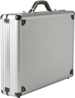 Alpine Swiss Aluminum Attache Case Padded Laptop Briefcase Combo Lock Hard Sided