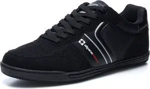 Alpine Swiss Liam Mens Fashion Sneakers Suede Trim Low Top Lace Up Tennis Shoes