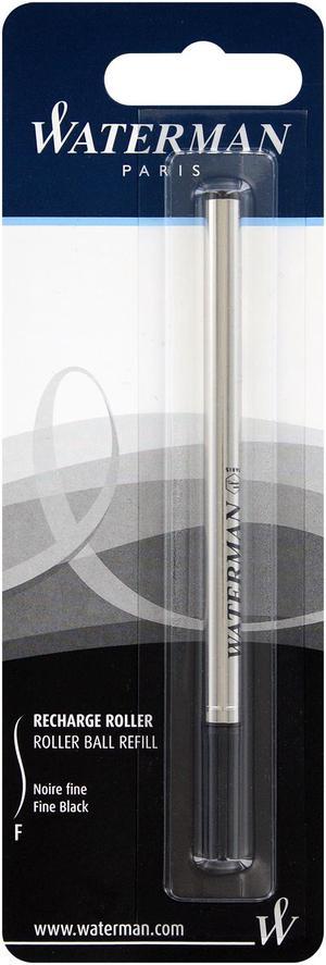Waterman Rollerball Refill for Rollerball Pens, Fine Point, Black Ink