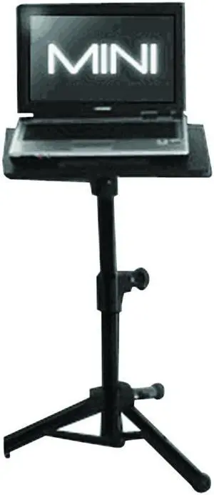 Pyle PLPTS2 Universal Device Stand - Height Adjustable Tripod Mount (For Laptop, Notebook, Mixer, DJ Equipment)