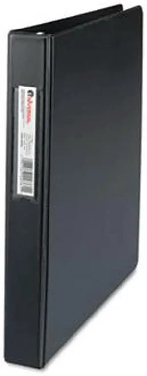 D-Ring Binder, 1" Capacity, 8-1/2 x 11, Black - UNV20761