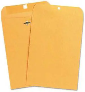 Kraft Clasp Envelope, Side Seam, 28lb, 7 1/2 x 10 1/2, Light Brown, 100/Box - UNV35262