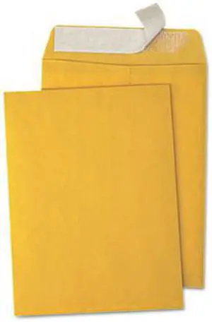 Pull & Seal Catalog Envelope, 9 x 12, Light Brown, 100/Box - UNV40102