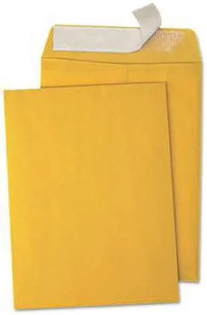Pull & Seal Catalog Envelope, 10 x 13, Kraft, 100/Box - UNV40099