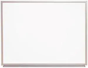 Dry Erase Board, Melamine, 24 x 18, Aluminum Frame - UNV44618