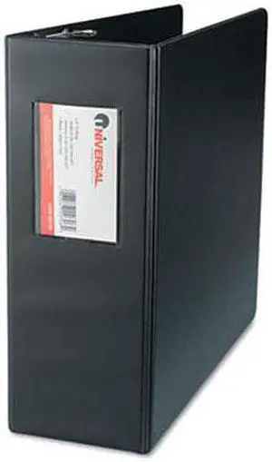 D-Ring Binder, 4" Capacity, 8-1/2 X 11, Black