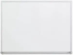 Dry-Erase Board, Melamine, 24 X 18, Satin-Finished Aluminum Frame