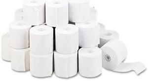 Adding Machine/Calculator Roll, 16 Lb, 1/2" Core, 2-1/4" X 150 Ft,White, 100/Ct