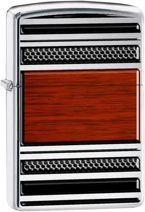 Zippo Steel & Wood Pipe Lighter 28676