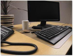 Desktex Polycarbonate Anti-Slip Desk Mat, 17 x 22, Clear