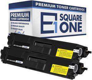 eSquareOne Compatible High Yield Toner Cartridge Replacement for Brother TN336BK TN331BK (Black, 2-Pack)