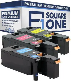 eSquareOne Compatible (High Yield) Toner Cartridge Replacement for DELL 331-0777 331-0780 331-0779 (Cyan, Magenta, Yellow)