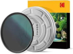 KODAK 58mm Schott Glass IR Neutral Density 1000 Filter | Super Slim Waterproof Polished Nano Multi-Coated 16 Layers | Prevents Overexposure Reduces Infrared | Retro Case & Filter Guide | PhotoGear +