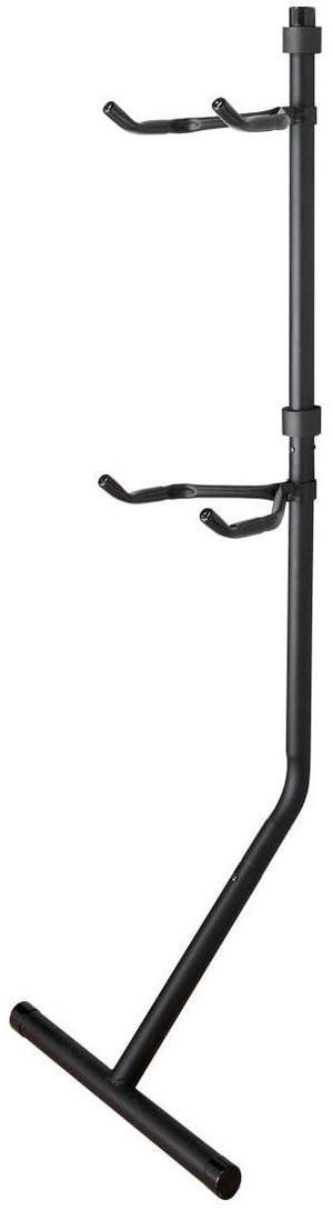 Saris Bike Bunk 2 Bike Storage Gravity Stand  No Drilling Required, Adjustable Arms, Floor & Wall Protection, Space-Saving Bike Rack for Home, Holds 2 Bikes
