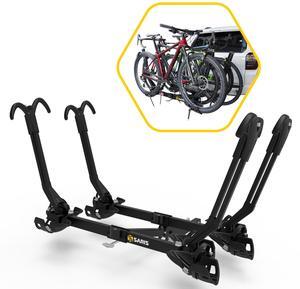 Saris SuperClamp G3 4-Bike Hitch Rack  Lightweight Platform Bike Carrier for Car, SUV, Truck  Tilting Design, Secure Wheel Clamping, Fits Road, Mountain, E-Bikes  2" Hitch Receiver