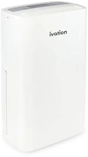 Ivation 14.7 Pint Compressor Dehumidifier  Small and Compact with Continuous Drain Hose for Smaller Spaces, Bathroom, Attic, Crawlspace and Closets - for Spaces Up to 320 Sq/Ft