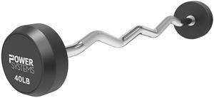 Power Systems ProStyle Fixed Barbell with EZ Curl Handle (40)