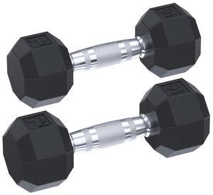 Power Systems Octagonal Dumbbell Pairs 3lb-100lb (20, Pounds)