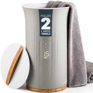 Live Fine Towel Warmer | Bucket Style Luxury Heater with LED Display, Adjustable Timer, Auto Shut-Off | Fits 40 x 70 Oversized Towel