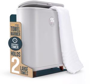 Live Fine Towel Warmer | Large Bucket Style Luxury Heater with LED Display, Adjustable Timer, Auto Shut-Off | Fits Up to Two 40 x 70 Oversized Towels