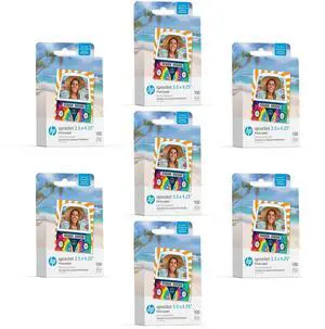 HP Sprocket 3.5 x 4.25 Zink Sticky-Backed Photo Paper (700 Pack) Compatible with HP Sprocket 3x4 Photobooth and Photo Printer