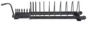 Power Systems Horizontal Plate Rack with Handle and Wheels