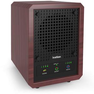 Ivation 5-in-1 Air Purifier & Ozone Generator For Up to 3,500 Sq/Ft, Ionizer & Deodorizer  Included 2 UV Lights, Photo-Catalytic and Carbon Filters, Eliminates Odors from Pets, Smoke, Food & More