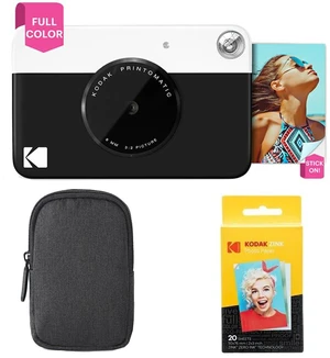 Printomatic Instant Camera (Black) Basic Bundle + Zink Paper (20 Sheets) + Deluxe Case Printomatic Instant Camera (Black) Basic Bundle + Zink Paper (20 Sheets) + Deluxe Case