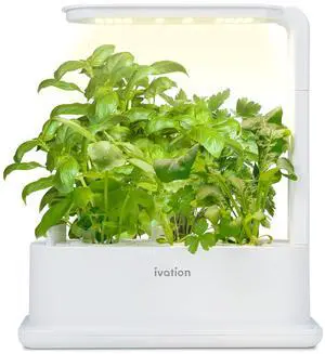 Ivation 3-Pod Indoor Hydroponics Growing System Kit with LED Grow Light, Herb Garden planter for Herbs, Vegetables, Plants Flowers and Fruit Ivation 3-Pod Indoor Hydroponics Growing System Kit with LED Grow Light, Herb Garden planter for Herbs, Vegetables, Plants Flowers and Fruit