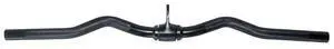 Power Systems Black Chrome Straight Bar for Cable Machines, 20-Inches (61936)