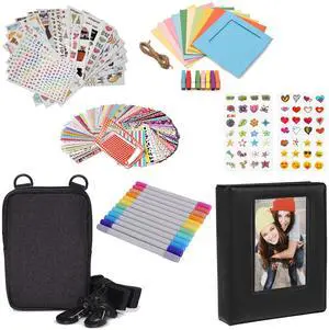 Zink Fun Deluxe Accessory Bundle for Instant Printing with Photo Album, Stickers, Markers, Case & More