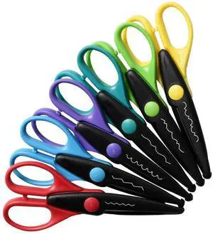 Zink 6 Colorful Decorative Edge Craft Scissor Set for Kodak, Lifeprint, Polaroid, HP, Canon, Fujifilm Photo Projects