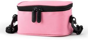 Zink Premium Carrying Case w/ Adjustable Strap, Built-in Mesh Pocket Stores Zink Roll Paper, USB Cable, and Other Accessories(Pink) Compatible with HP Sprocket Panorama Instant Printer (Case Only)